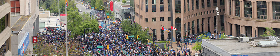 2011 Stanley Cup Canucks Fan Zone Gigapixel Photography