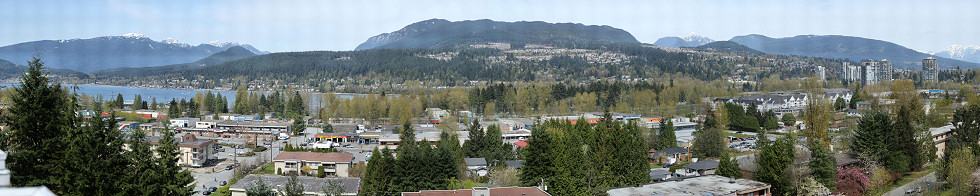 Eagle Mountain and Burrard Inlet Port Moody Gigapixel Photography