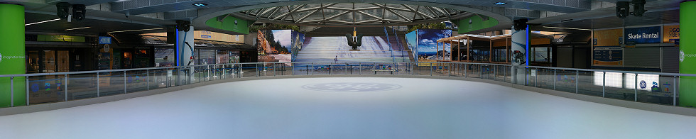 Vancouver 2010 GE Plaza Ice Rink at Robson Square Gigapixel Photography