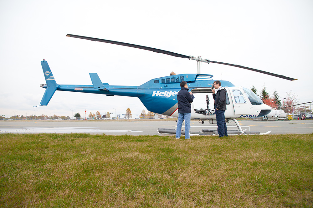 Helijet Gigapixel Experiment (October 25, 2012). Video by Ronnie Miranda and Ashley Drody.