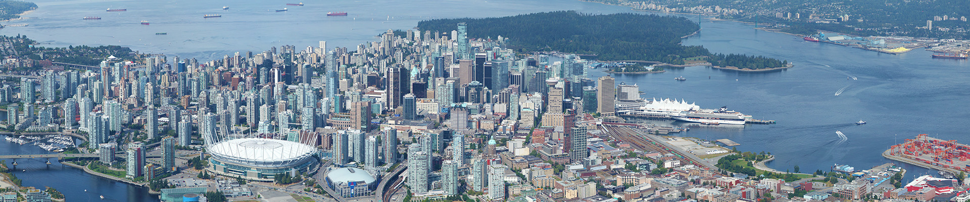 Aerial Vancouver – West View