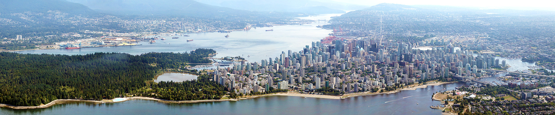 Aerial Vancouver – East View