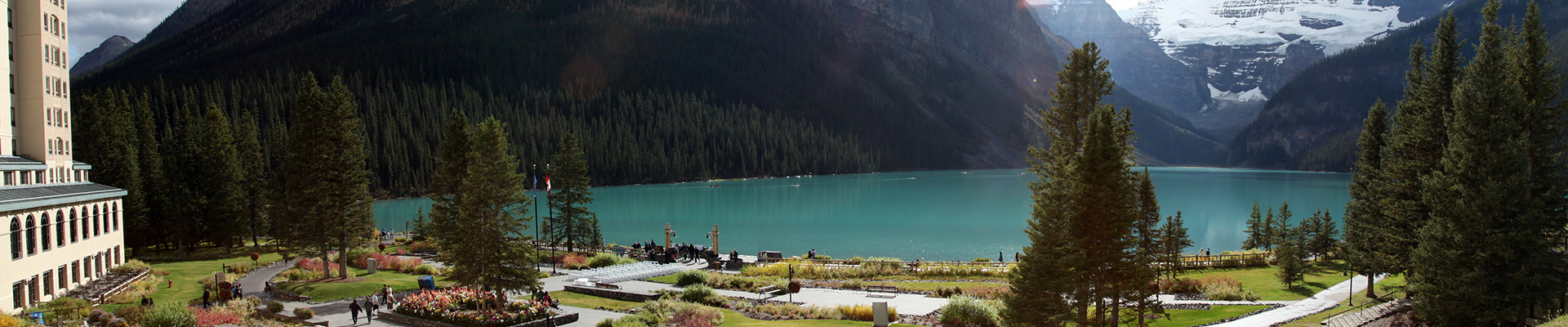 Lake Louise, Banff National Park – View from Fairmont Chateau Lake Louise