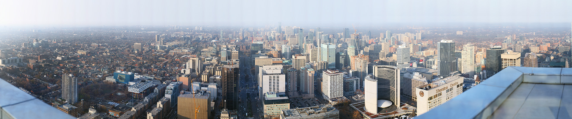 Downtown Toronto – View from Shangri-la Hotel (North)