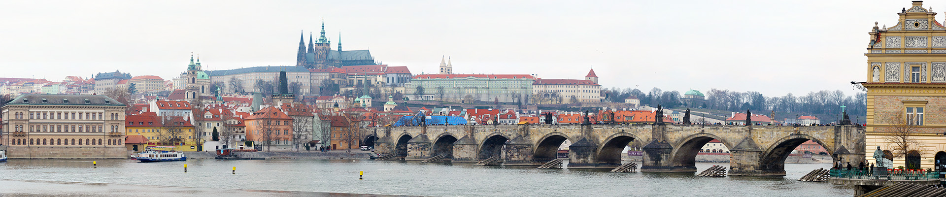 Prague Castle, St. Vitus Cathedral and Charles Bridge