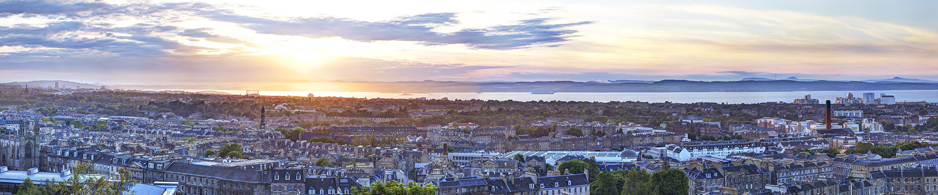 Edinburgh Sunset – View from Calton Hill