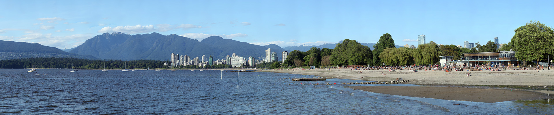 Kitsilano Beach and English Bay