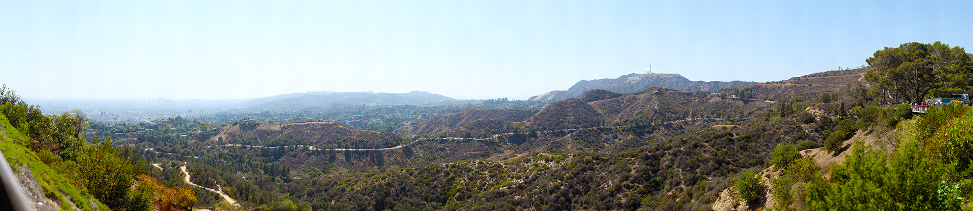 Hollywood Sign on Mount Lee – View from Griffith Observatory