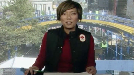 Global BC Noon News: 2010 Olympic Cauldron Chain-link Fence (February 17, 2010)