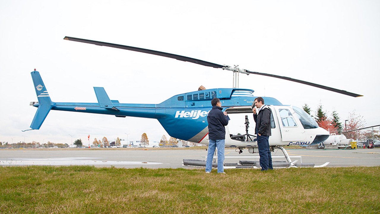 Helijet Gigapixel Experiment (October 25, 2012). Video by Ronnie Miranda and Ashley Drody.